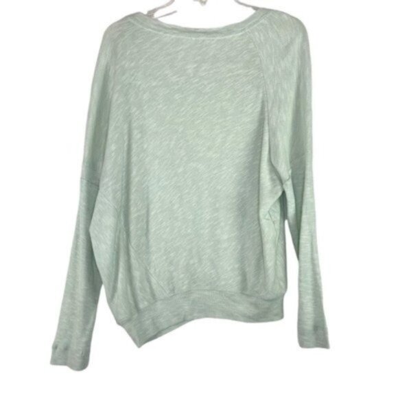 Anthropologie Lime Green Lightweight Long Sleeve Top - Picture 6 of 7